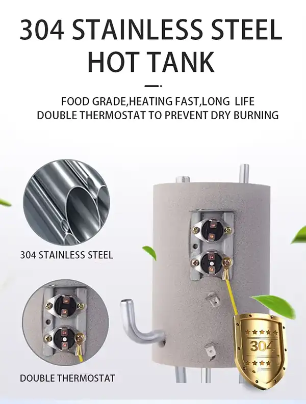 Piano Button Desktop Water Dispenser