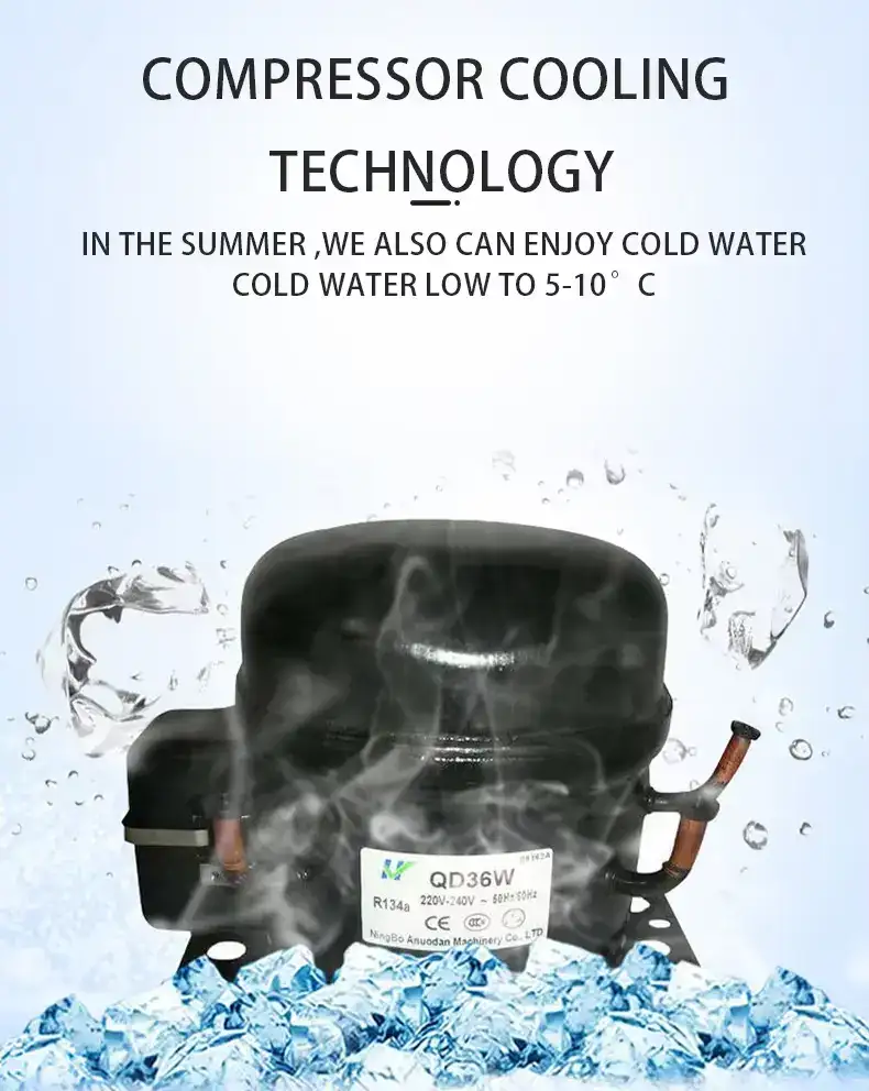 Piano Button Desktop Water Dispenser